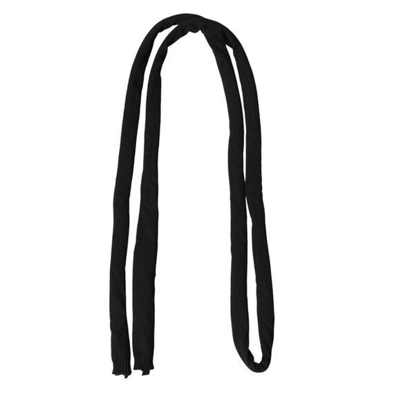 Dolce & Gabbana Black Wool Knitted Neck Wrap Shawl Men Men's Scarf